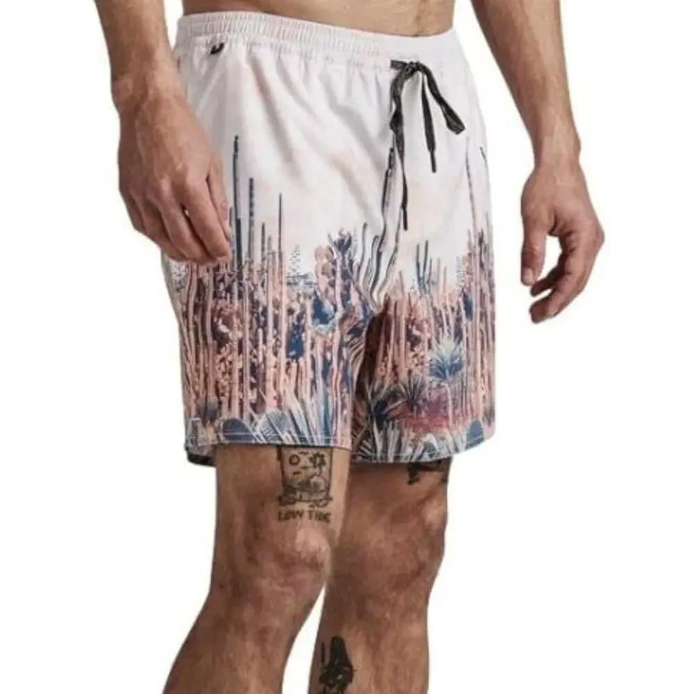NWT Roark Men’s S Multicolor Shorey Desierta Boardshorts Drawstring Waist Surf